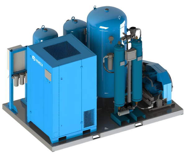 Модульная компрессорная станция Ремеза МКР120-2-13 фото